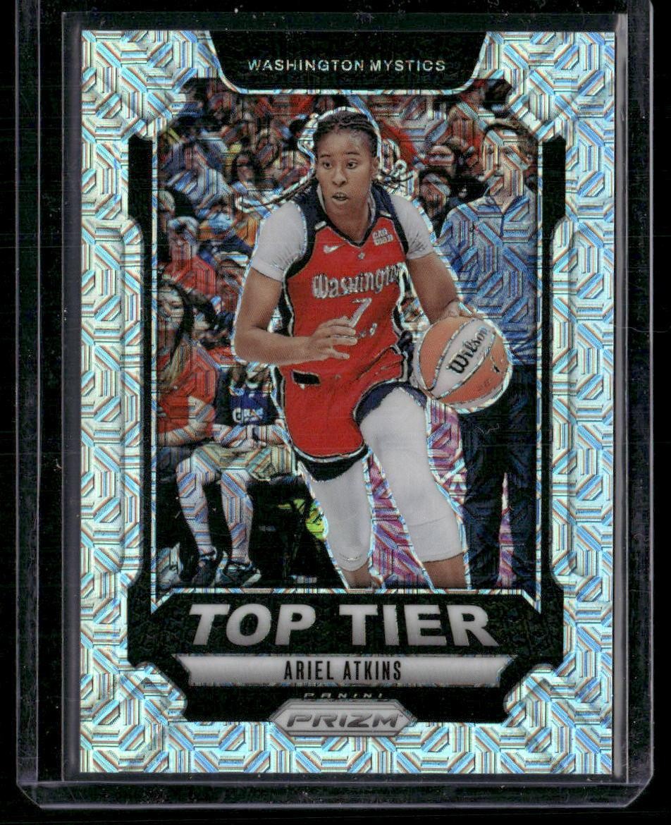 2024 Panini Prizm WNBA #10 Ariel Atkins Top Tier Prizms Mojo #/25