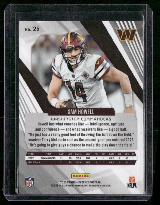 2023 Panini Phoenix #25 Sam Howell