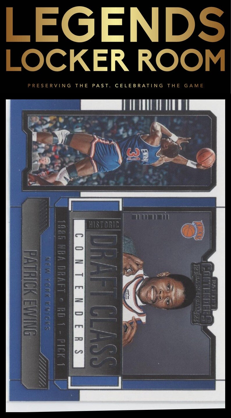 2023-24 Panini Contenders #20 Patrick Ewing Historic Draft Class Contenders