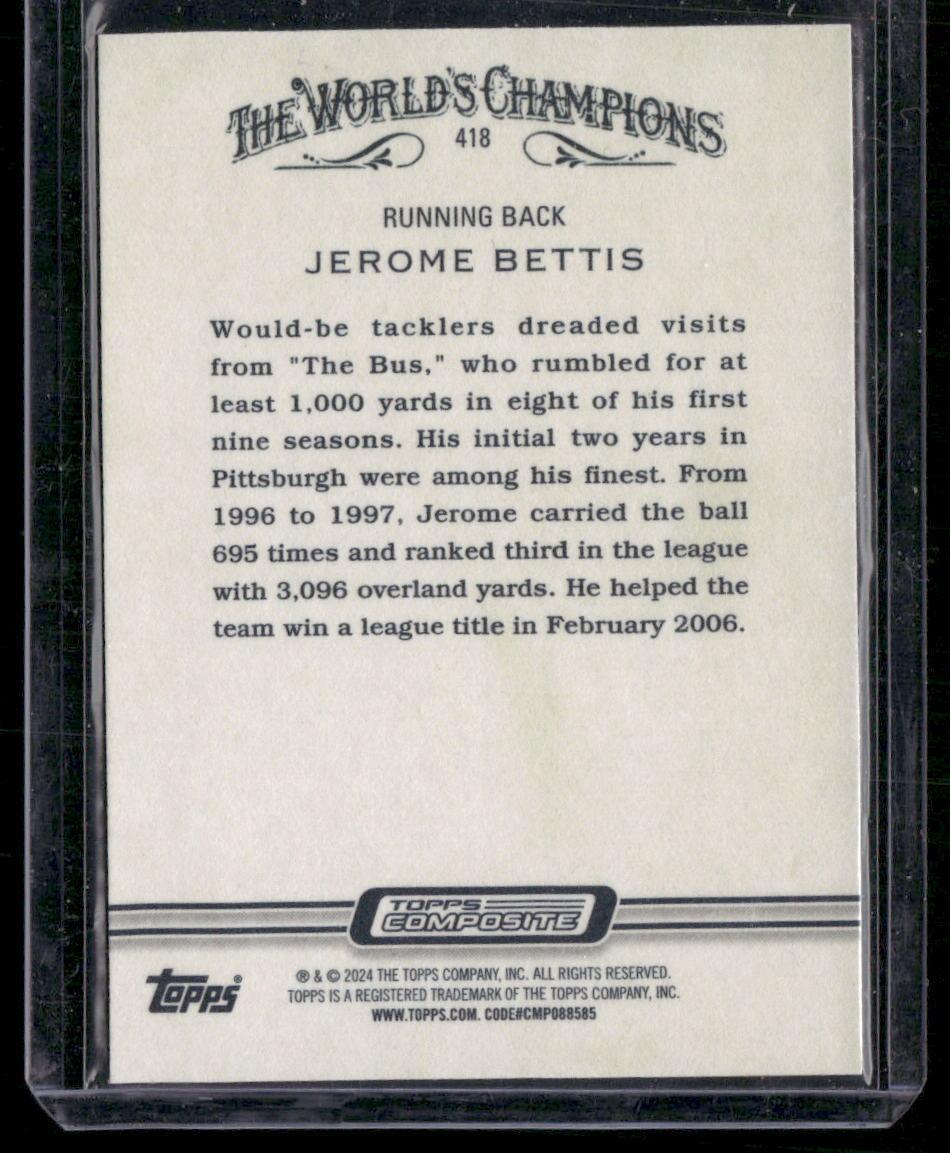 2023 Topps Composite #418 Jerome Bettis