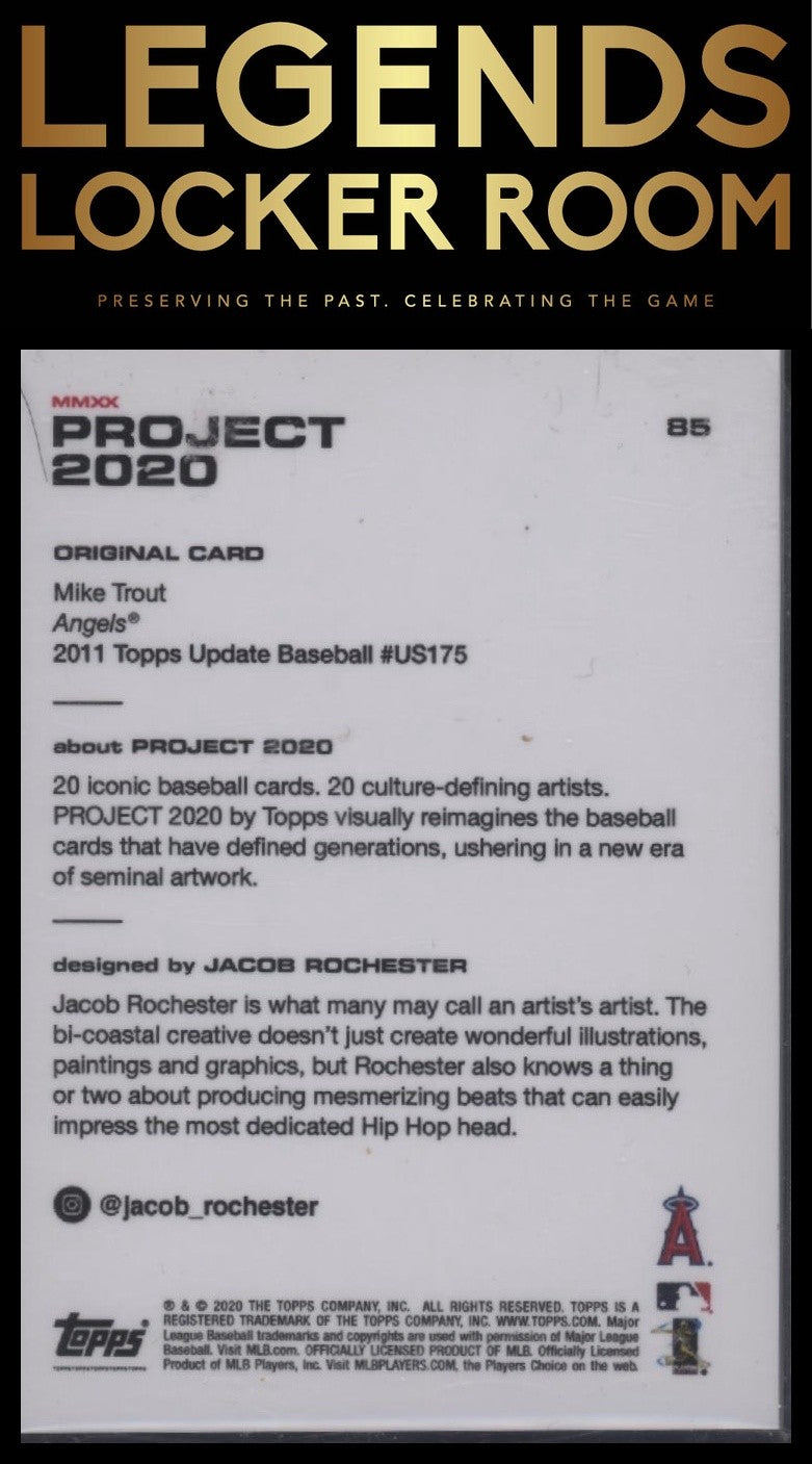 2020 Topps Project 2020 #85 Mike Trout