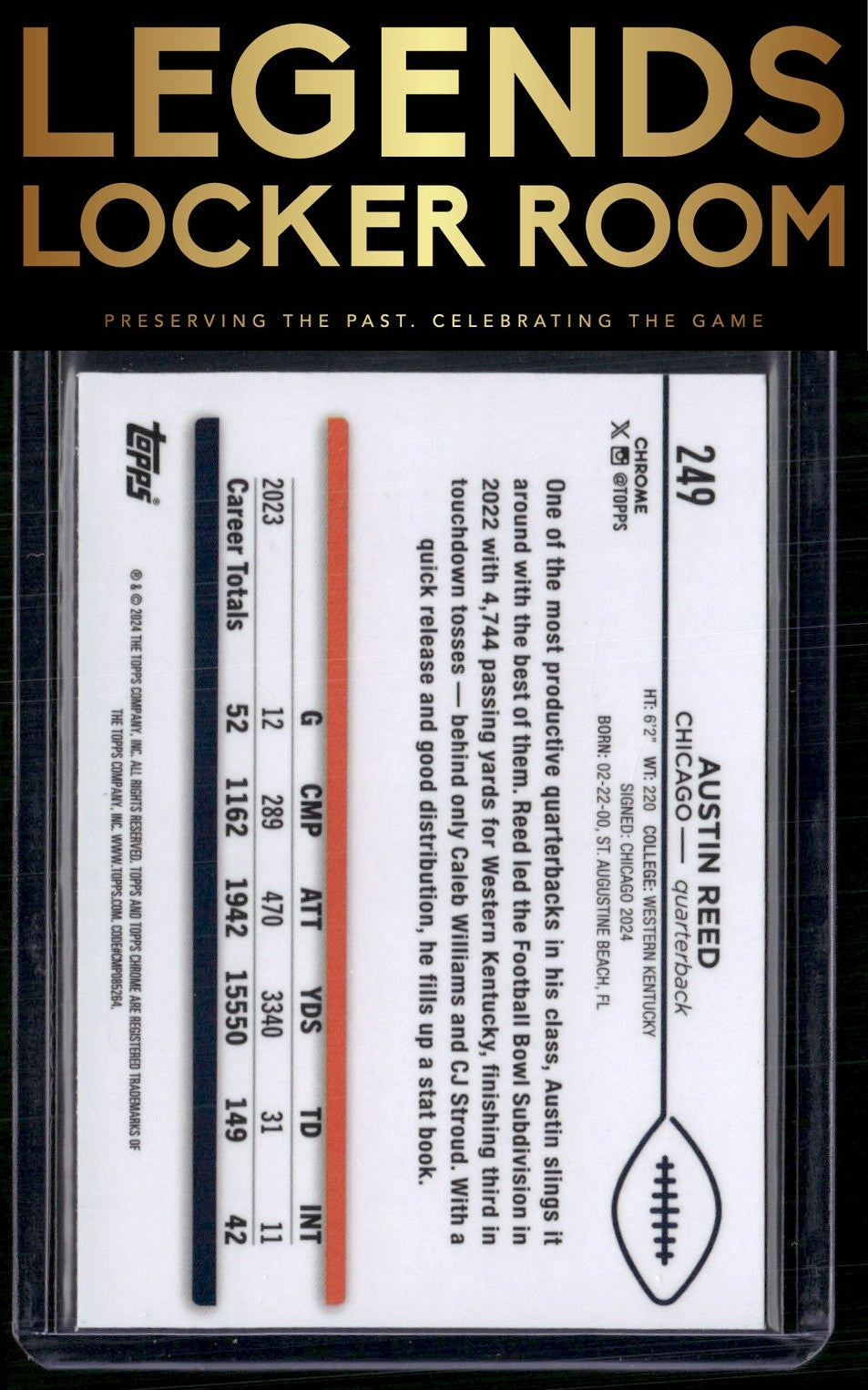 2024 Topps Chrome #249 Austin Reed