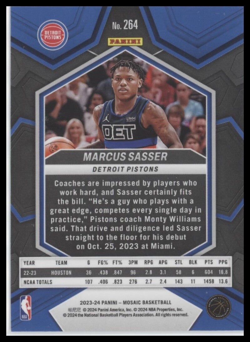 2023-24 Panini Mosaic #226 Ausar Thompson City Edition