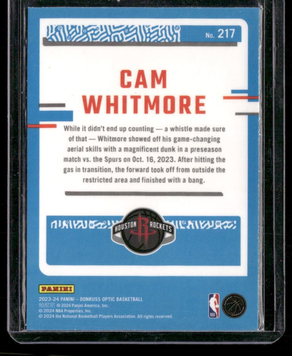 2023-24 Donruss Optic #217 Cam Whitmore