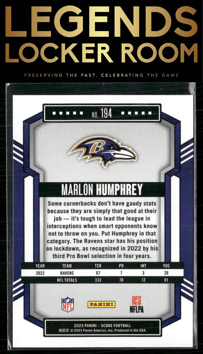 2023 Score #194 Marlon Humphrey