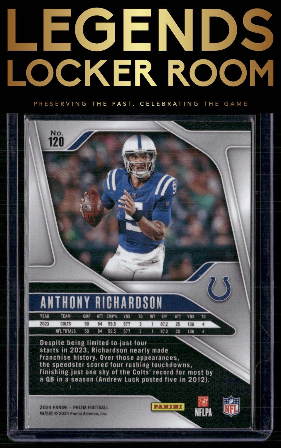 2024 Panini Prizm #120 Anthony Richardson