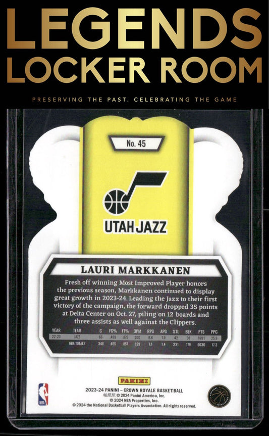 2023-24 Panini Crown Royale #45 Lauri Markkanen