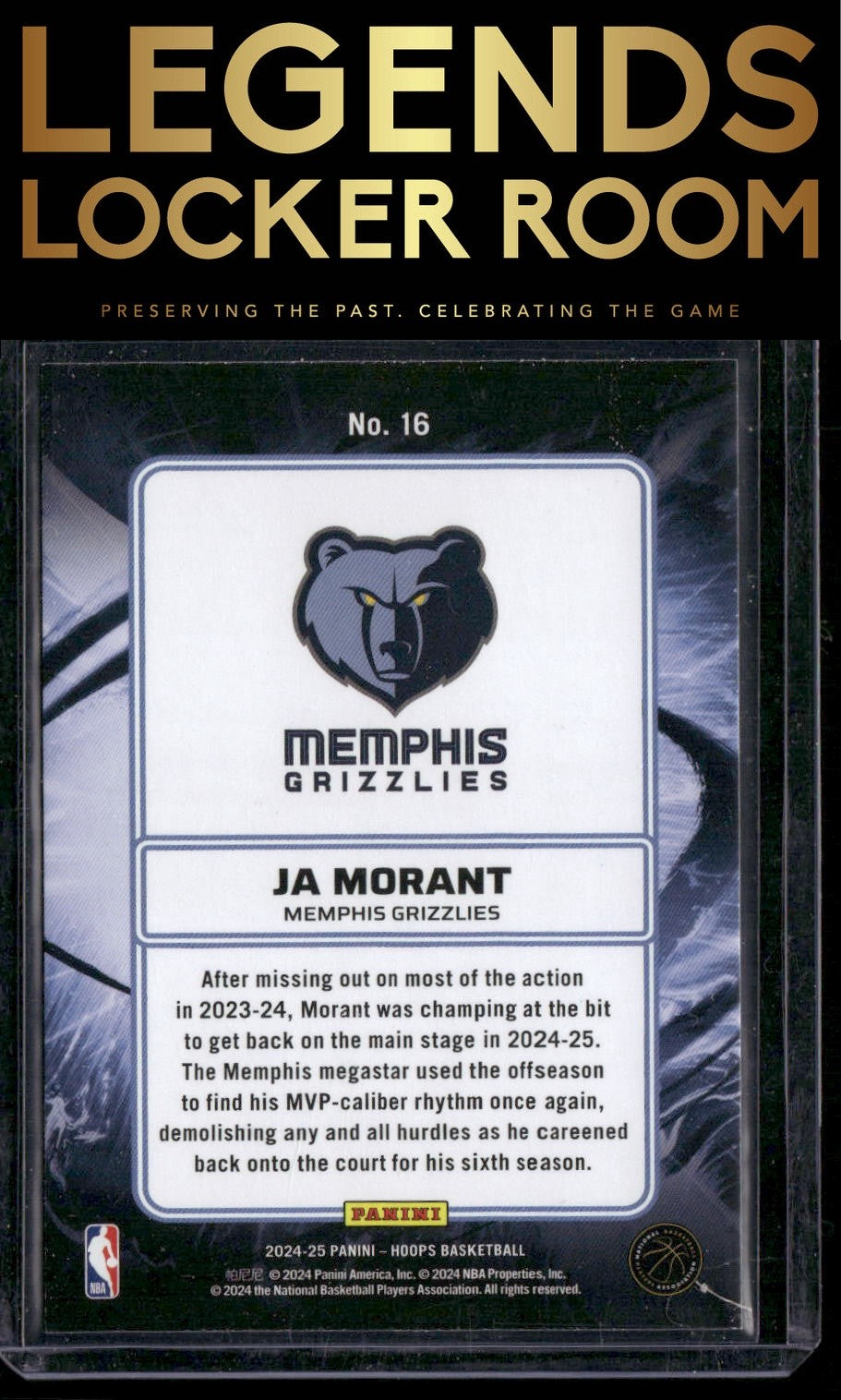 2024-25 Hoops #16 Ja Morant Ignition