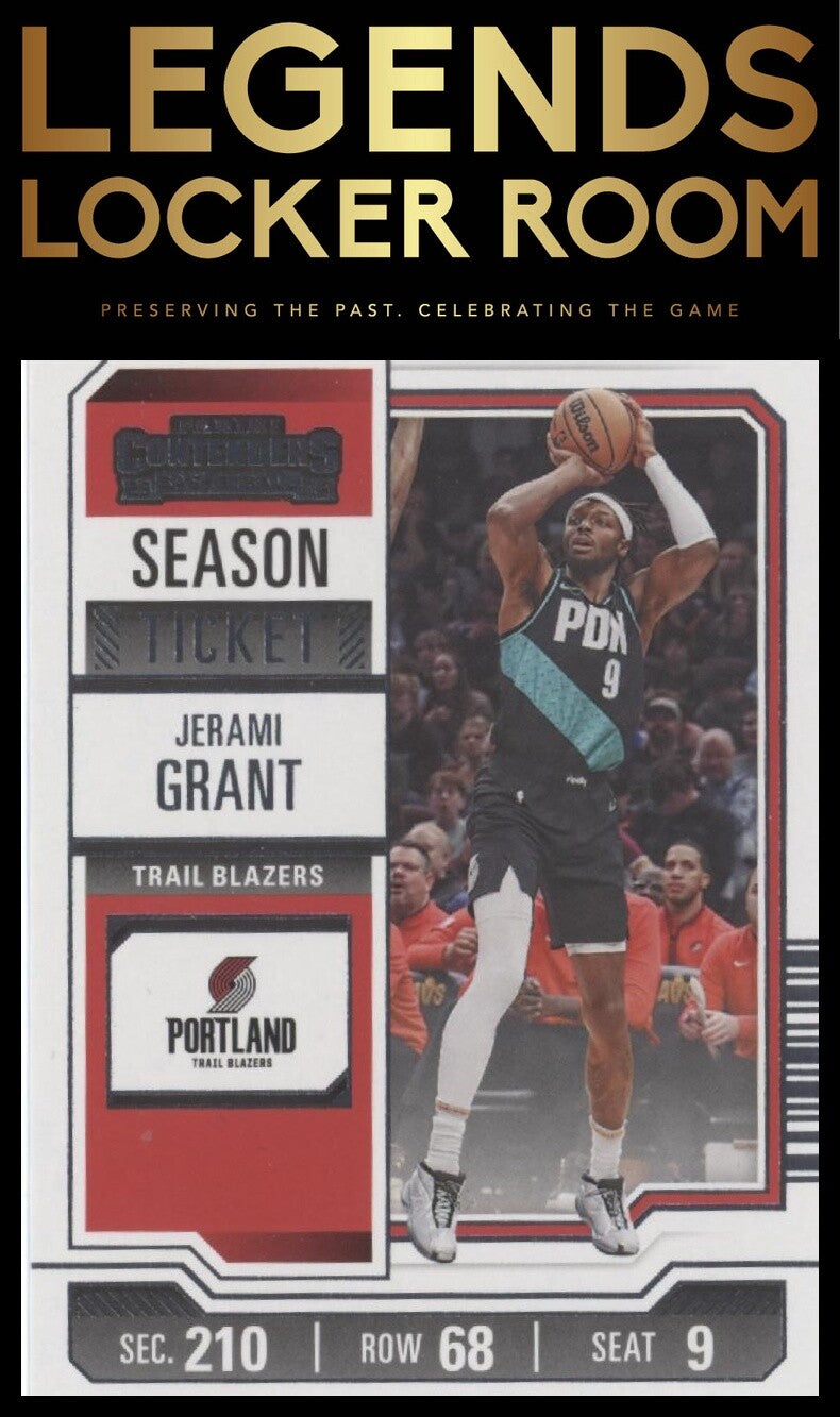 2023-24 Panini Contenders #6 Jerami Grant Season Ticket Retail