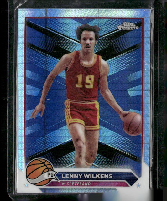 2023-24 Topps Chrome #25 Lenny Wilkens Prism Refractors