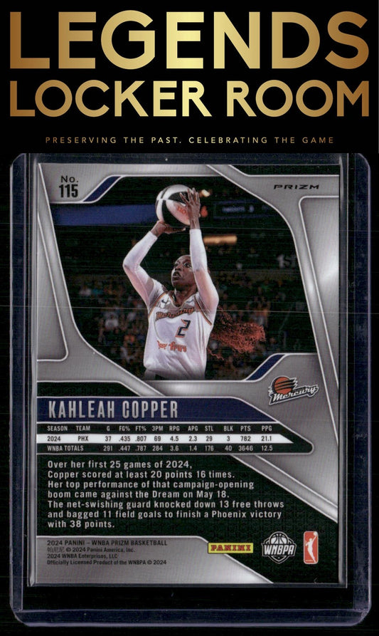 2024 Panini Prizm WNBA #115 Kahleah Copper Silver Prizms