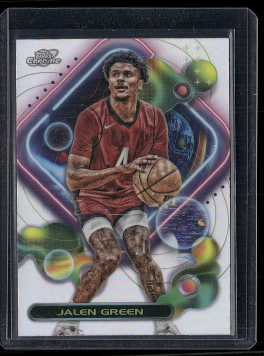 2023-24 Topps Chrome Cosmic #46 Jalen Green Refractors