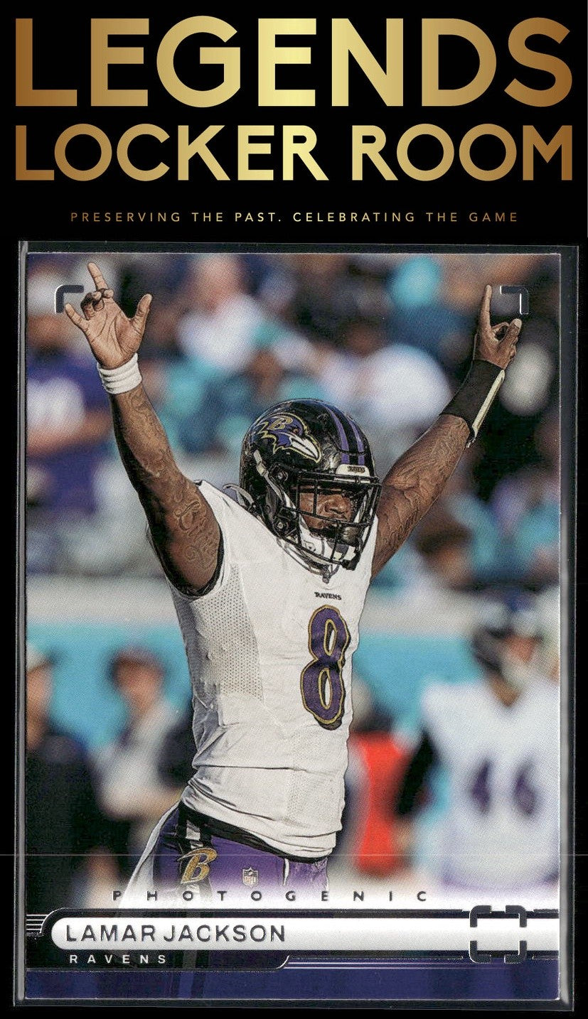 2022 Panini Chronicles #PH-3 Lamar Jackson Photogenic
