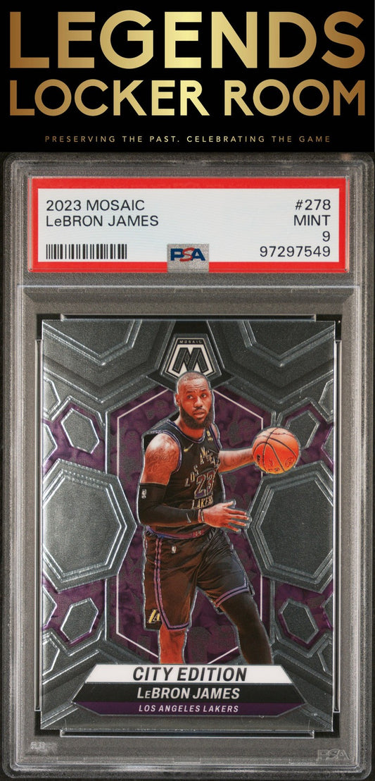 2023 Panini Mosaic #278 Lebron James PSA 9