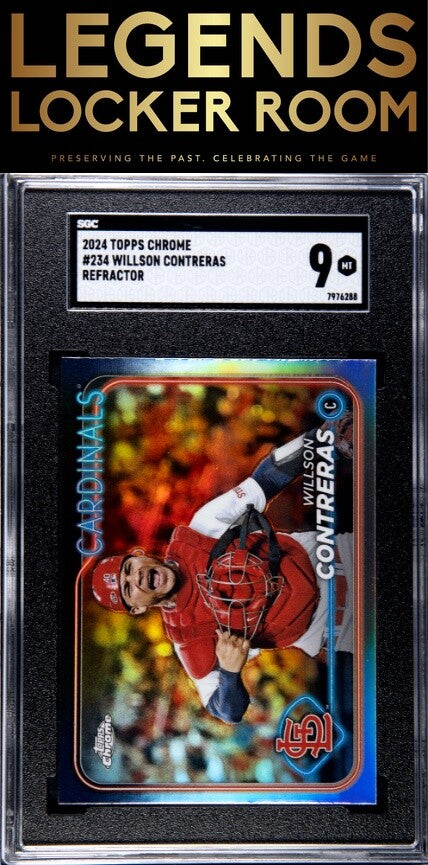 2024 Topps Chrome #234 Willson Contreras Ref. SGC 9
