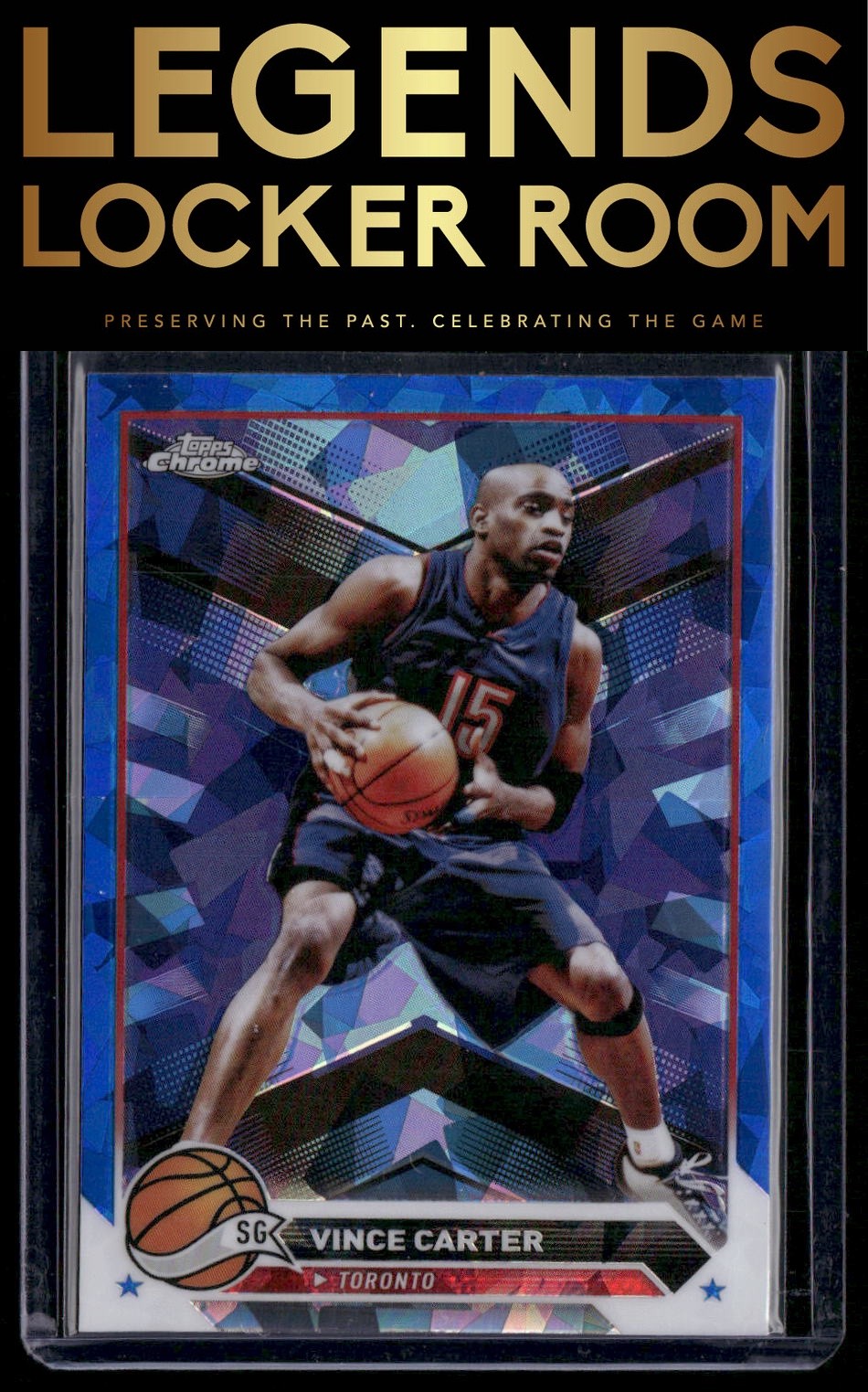 2023-24 Topps Chrome Sapphire Edition #82 Vince Carter