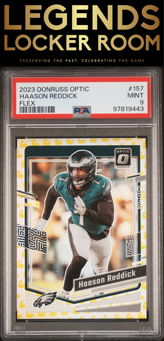 2023 Panini Donruss Optic #157 Haason Reddick Flex PSA 9