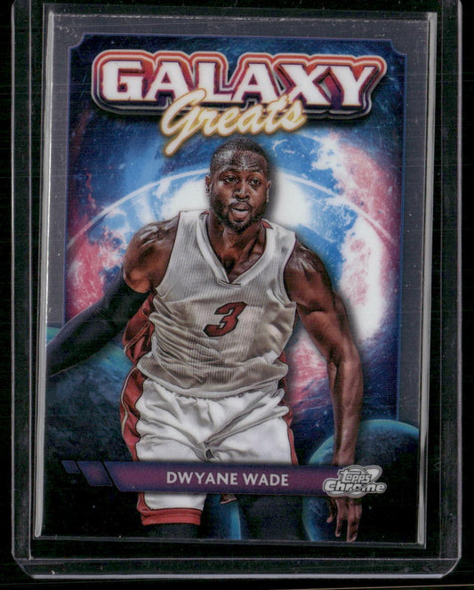 2023-24 Topps Chrome Cosmic #GG-8 Dwyane Wade Galaxy Greats