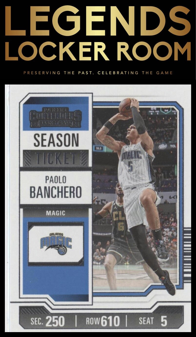 2023-24 Panini Contenders #23 Paolo Banchero Season Ticket Retail