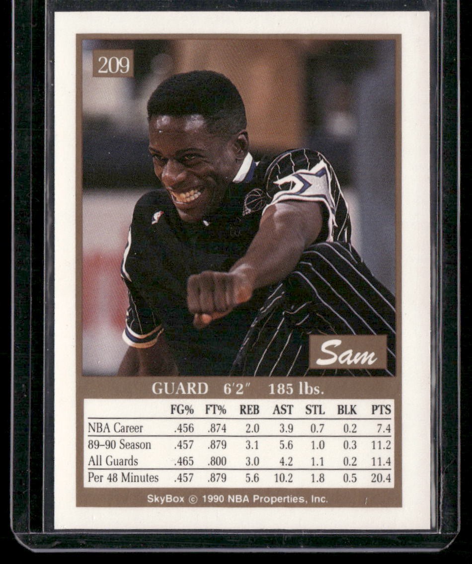 1990-91 SkyBox #209 Sam Vincent