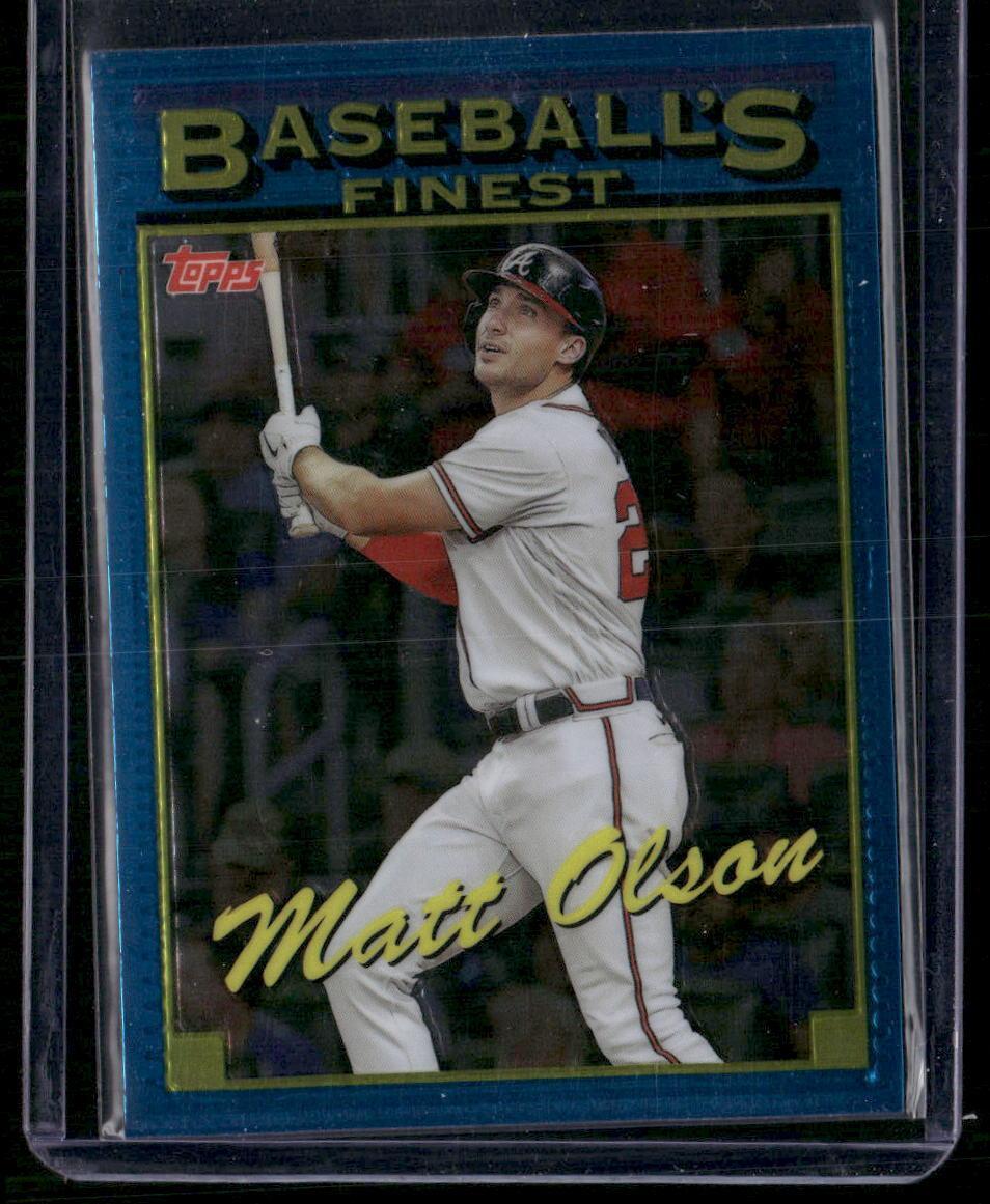 2024 Finest #93-6 Matt Olson What If... 1993 Finest Prototypes