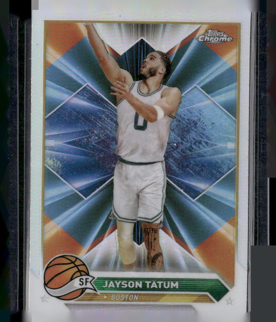 2023-24 Topps Chrome #164 Jayson Tatum Refractors