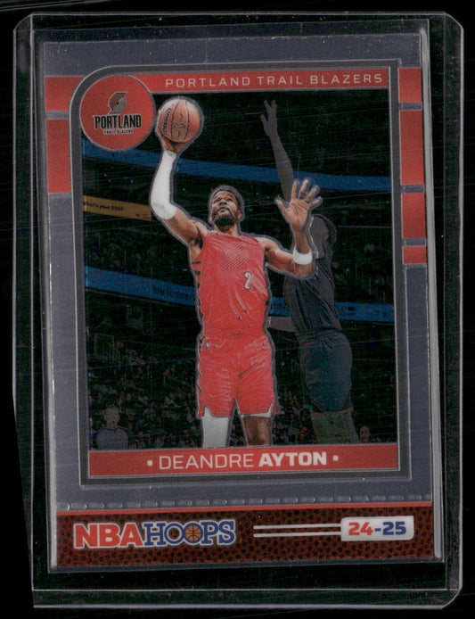 2024-25 Hoops #169 Deandre Ayton Premium Prizms Silver