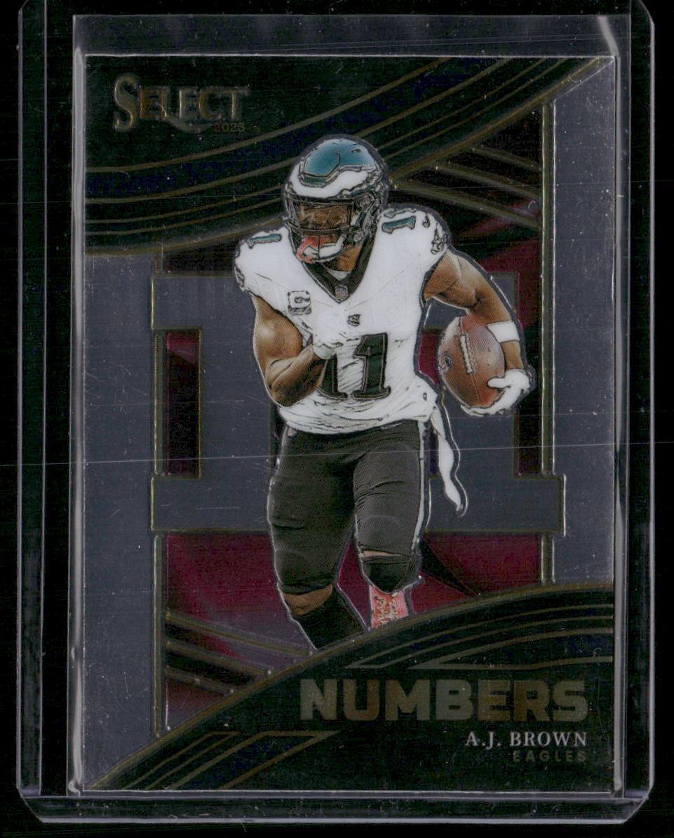 2023 Panini Select #NMB-ABR A.J. Brown Select Numbers