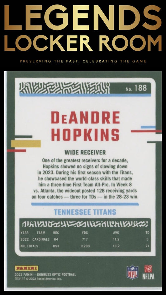 2023 Donruss Optic #188 DeAndre Hopkins