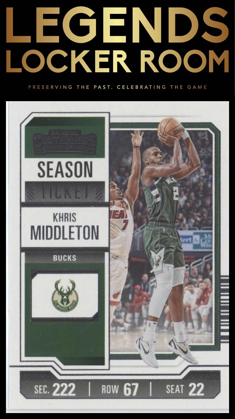 2023-24 Panini Contenders #49 Khris Middleton Season Ticket Retail