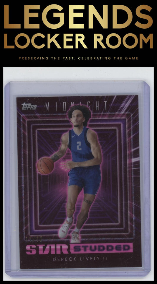 2023-24 Topps Midnight #SS-28 Dereck Lively II Star Studded /12