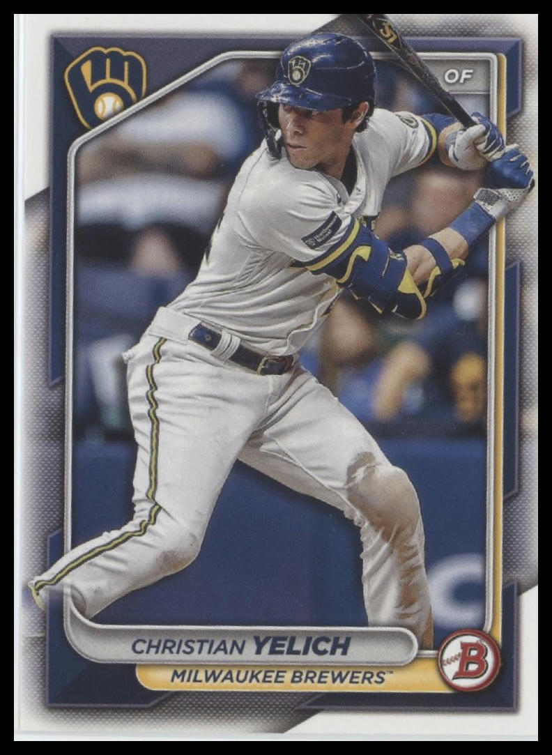 2024 Bowman #34 Christian Yelich