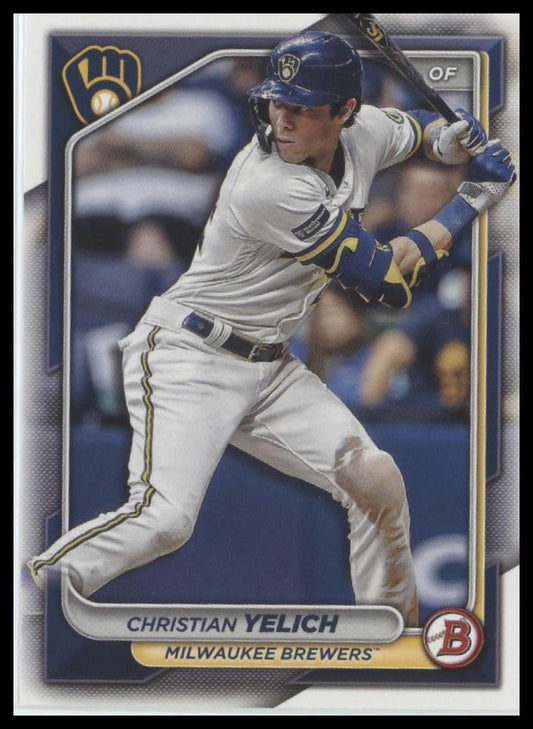 2024 Bowman #34 Christian Yelich