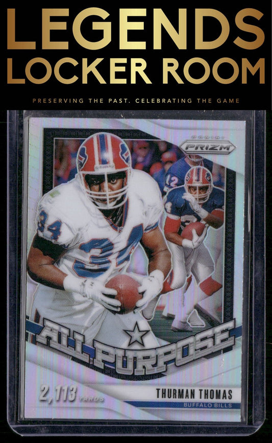 2024 Panini Prizm #18 Thurman Thomas All Purpose Silver Prizm