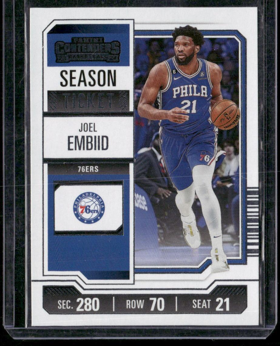 2023-24 Panini Contenders #56 Joel Embiid Season Ticket Retail