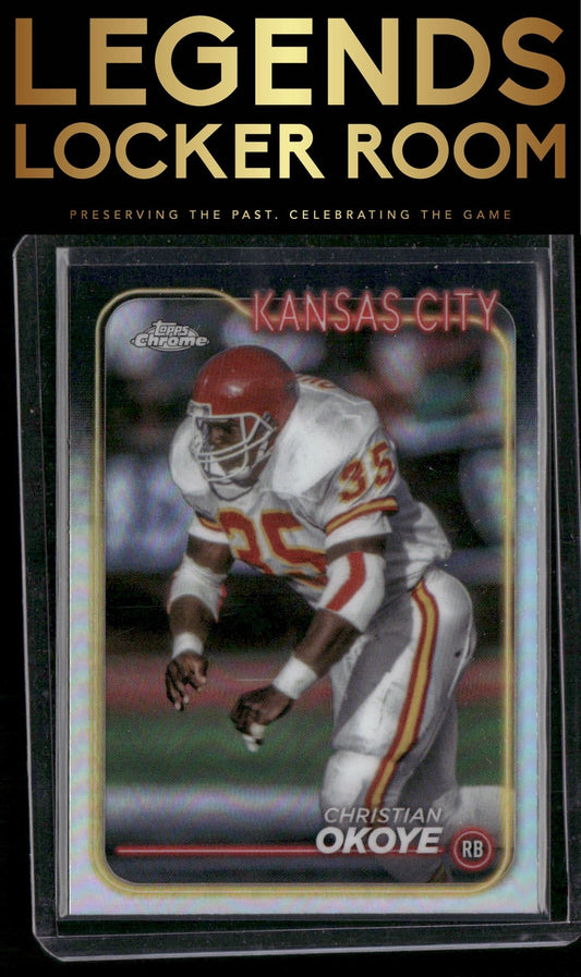 2024 Topps Chrome #96 Christian Okoye Refractor