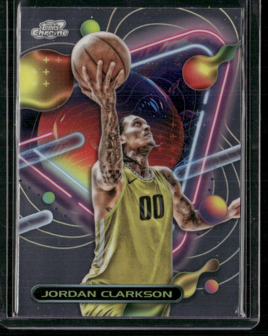 2023-24 Topps Chrome Cosmic #134 Jordan Clarkson