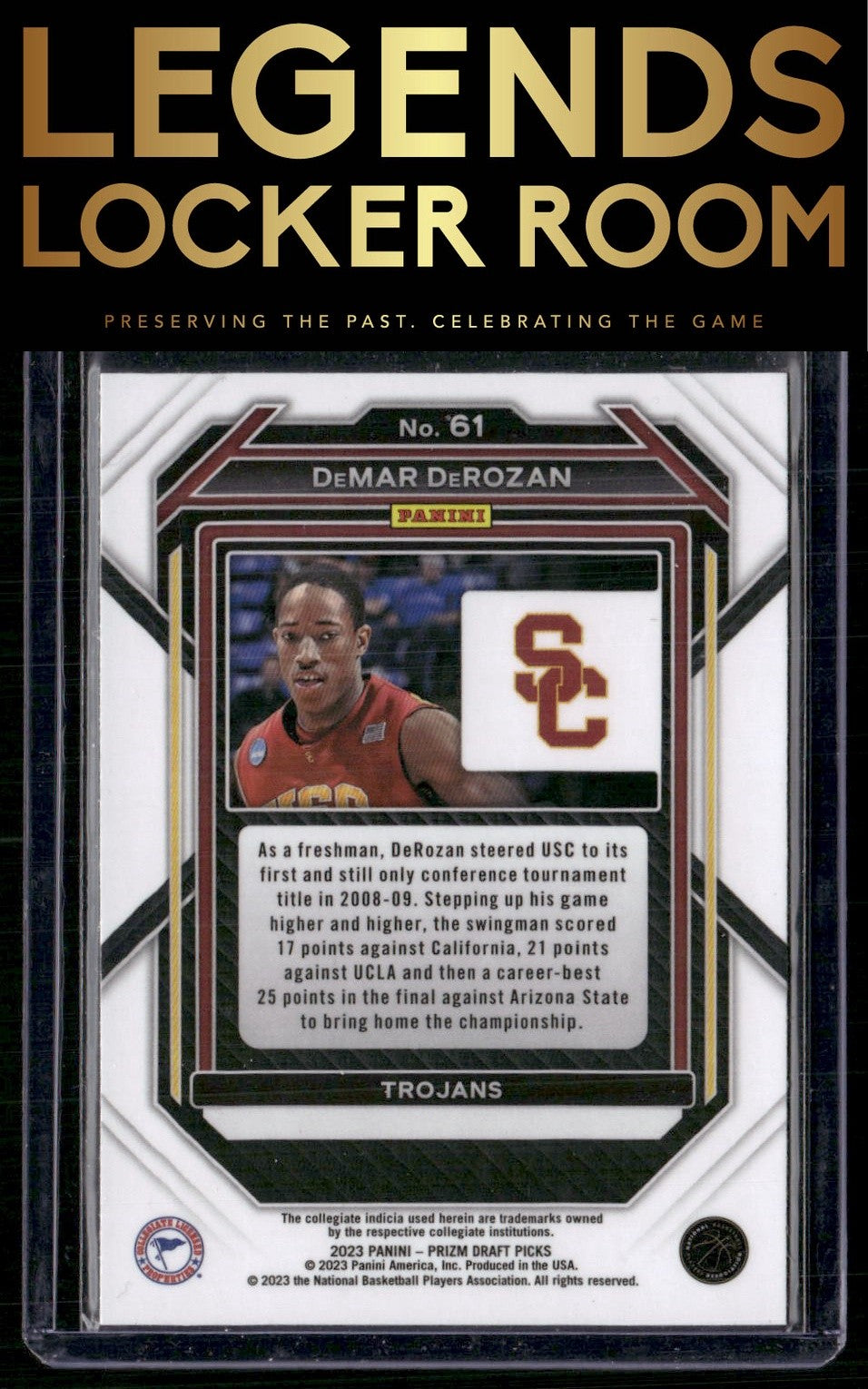 2023 Panini Prizm Draft Picks #61 DeMar DeRozan