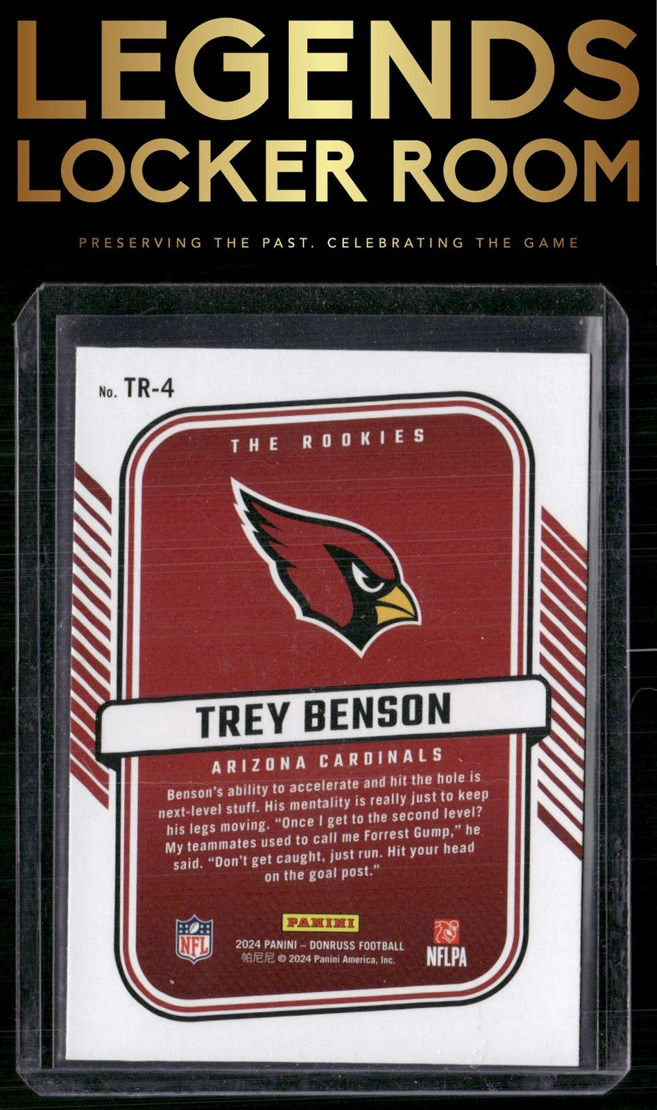 2024 Donruss #TR-4 Trey Benson The Rookies