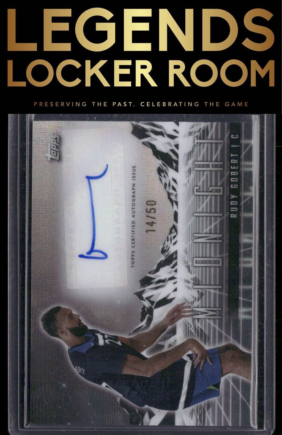 2023-24 Topps Midnight #HS-RG Rudy Gobert Horizon Signatures /50