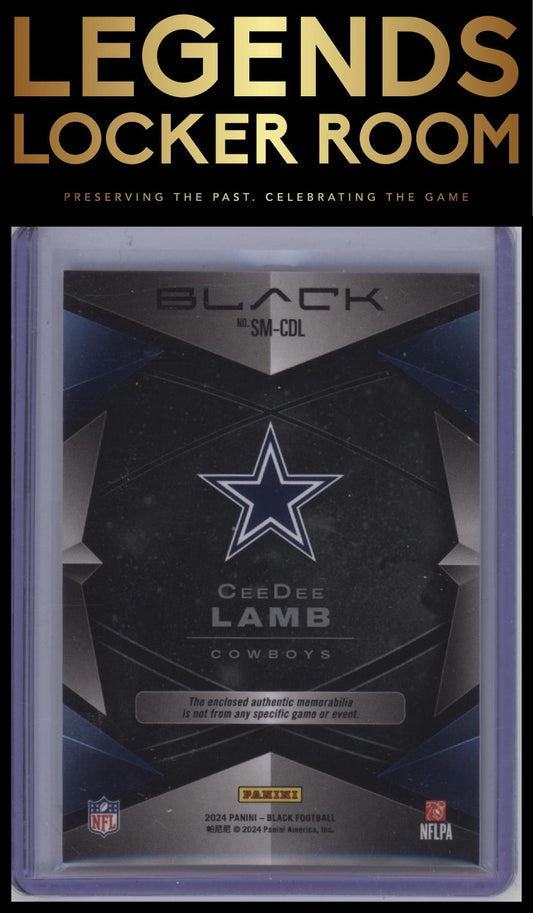 2024 Panini Black #SM-CDL CeeDee Lamb Starlight Materials #/199