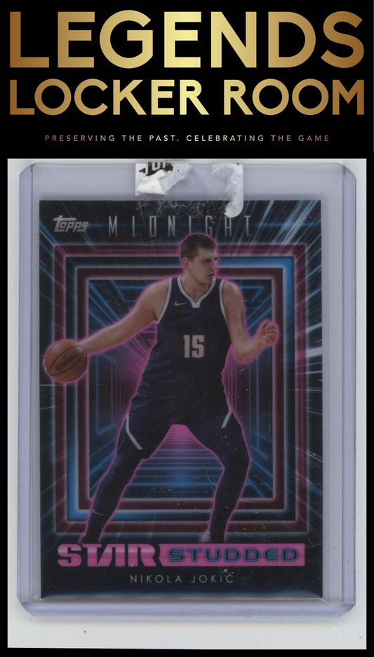 2023-24 Topps Midnight #SS-1 Nikola Jokic Star Studded