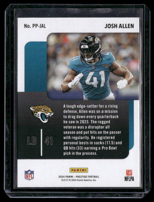 2024 Panini Prestige #PP-JAL Josh Hines-Allen Prestigious Pros