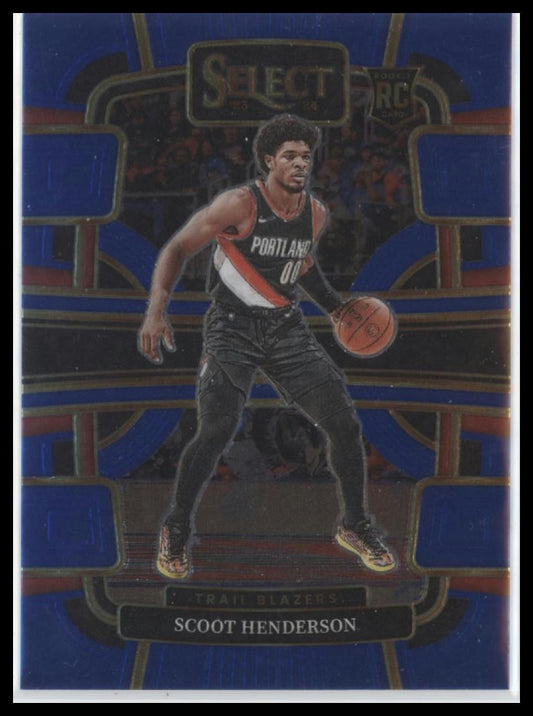 2023-24 Panini Select #77 Scoot Henderson Blue (Retail Base)