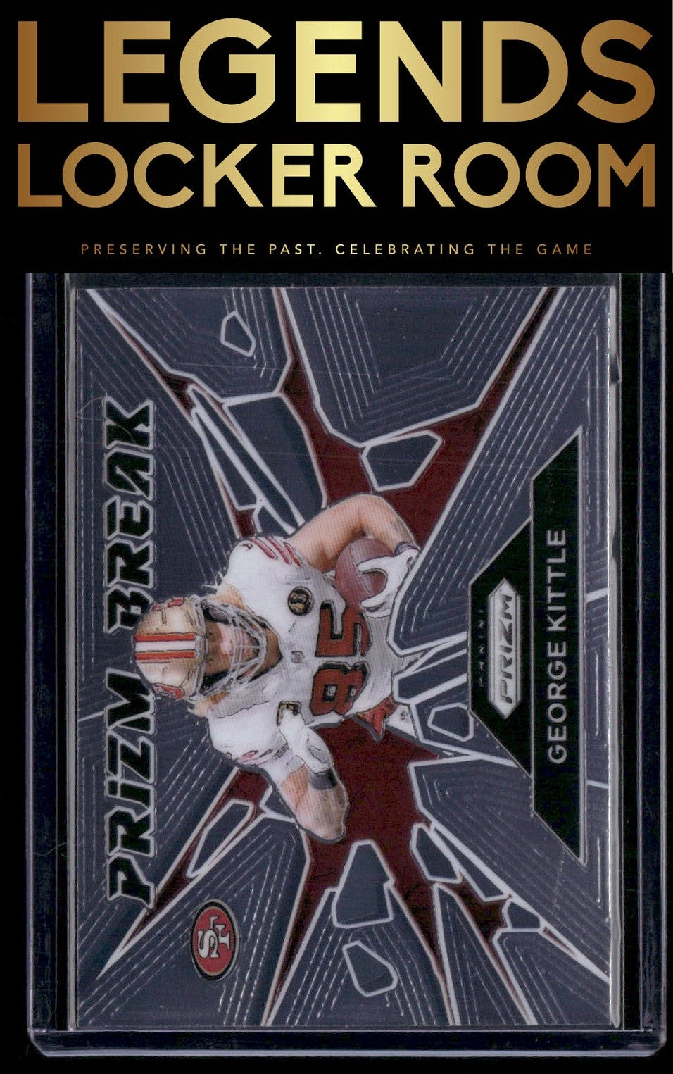 2024 Panini Prizm #2 George Kittle Prizm Break