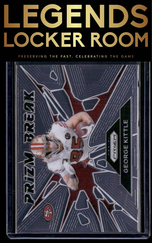 2024 Panini Prizm #2 George Kittle Prizm Break
