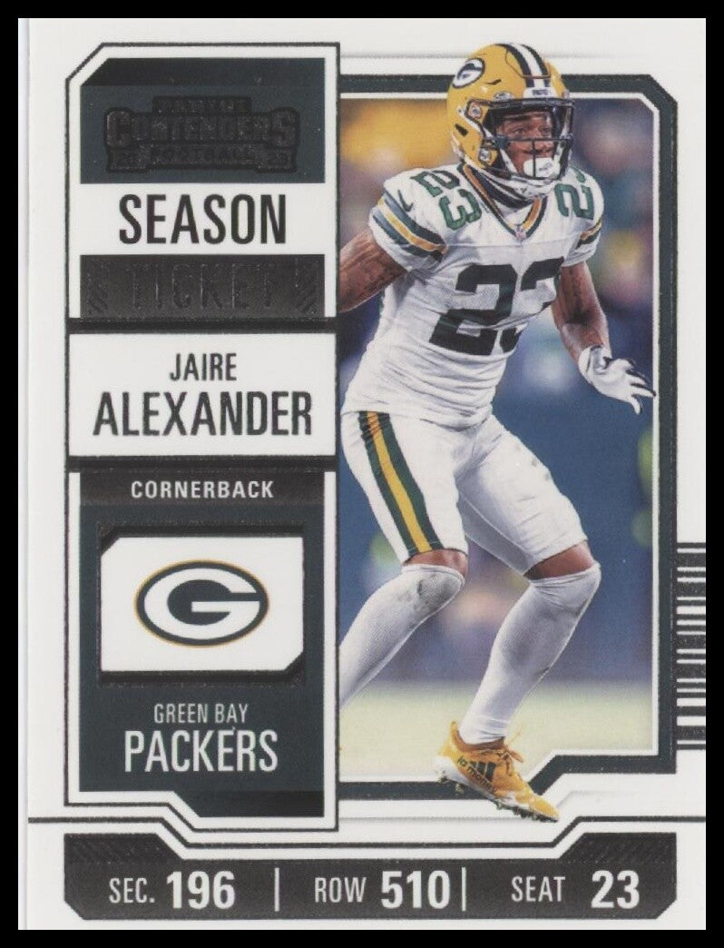 2023 Panini Contenders #38 Jaire Alexander
