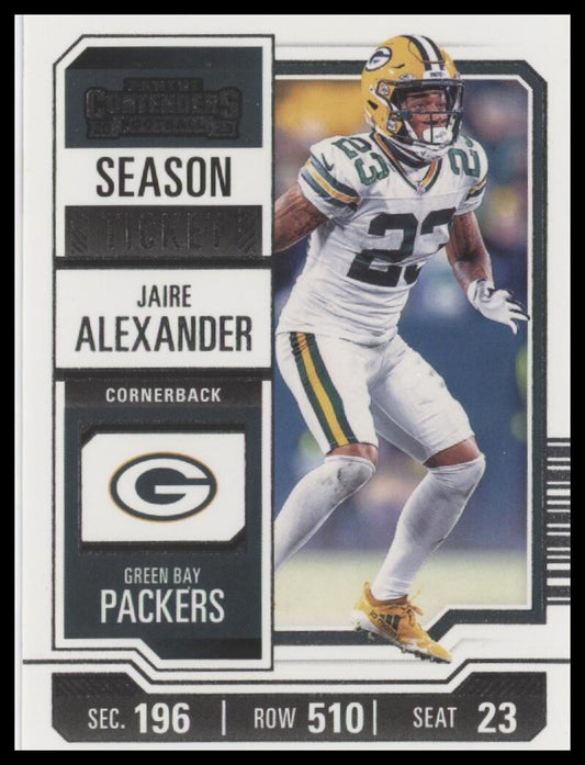 2023 Panini Contenders #38 Jaire Alexander
