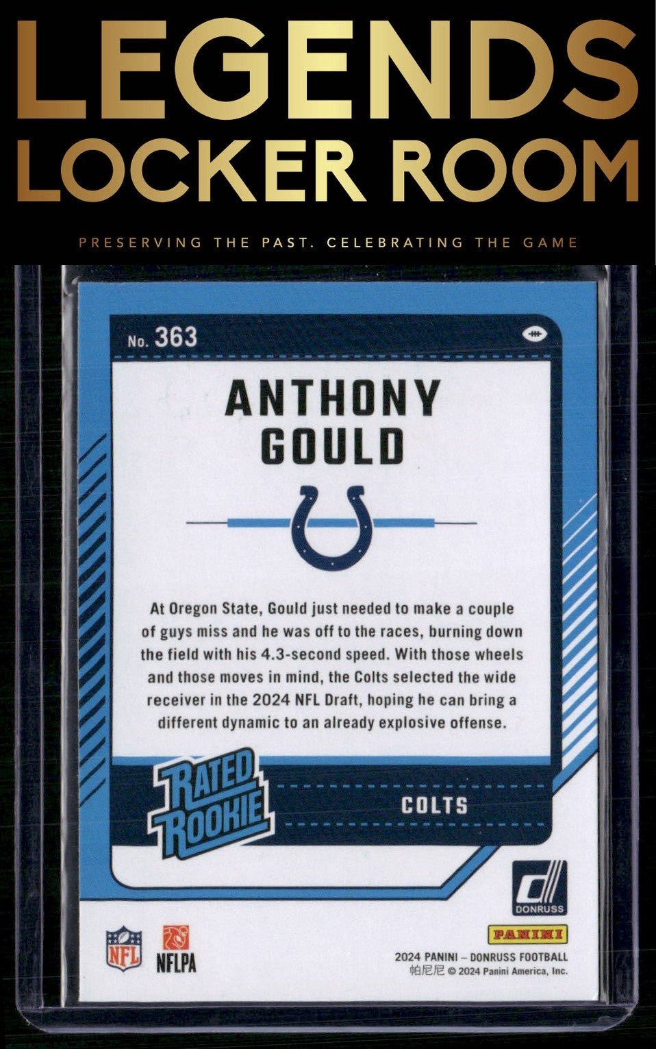 2024 Donruss #363 Anthony Gould