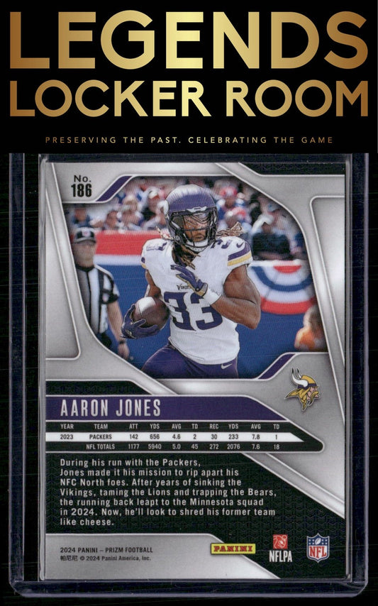 2024 Panini Prizm #186 Aaron Jones